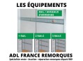 Fourgon Lider 32920 non freiné - adl lorraine remorques et adl france remorques - équipements